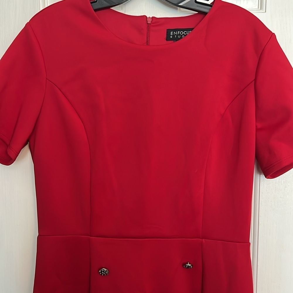 Enfocus studio red dress 10 - Picture 3 of 14